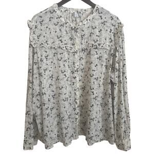 Old Navy floral peasant top size xxl